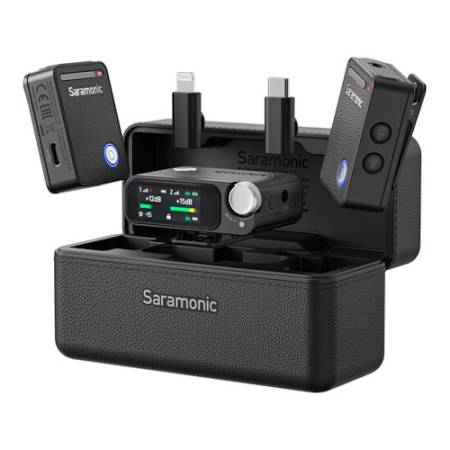Saramonic Ultra 01 - zestaw bezprzewodowy audio, 32-bit, 2.4GHz, czarny_1